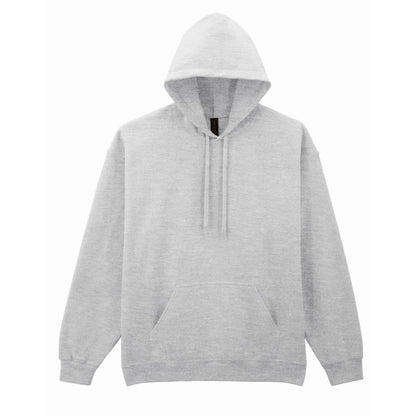 Ash Grey - Front - Gildan Unisex Adult Softstyle Fleece Midweight Hoodie