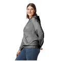 Charcoal - Side - Gildan Unisex Adult Softstyle Fleece Midweight Hoodie