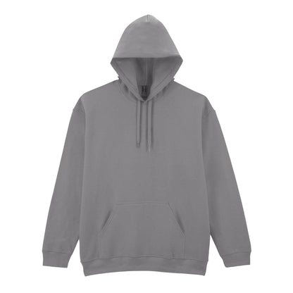 Cement - Front - Gildan Unisex Adult Softstyle Fleece Midweight Hoodie