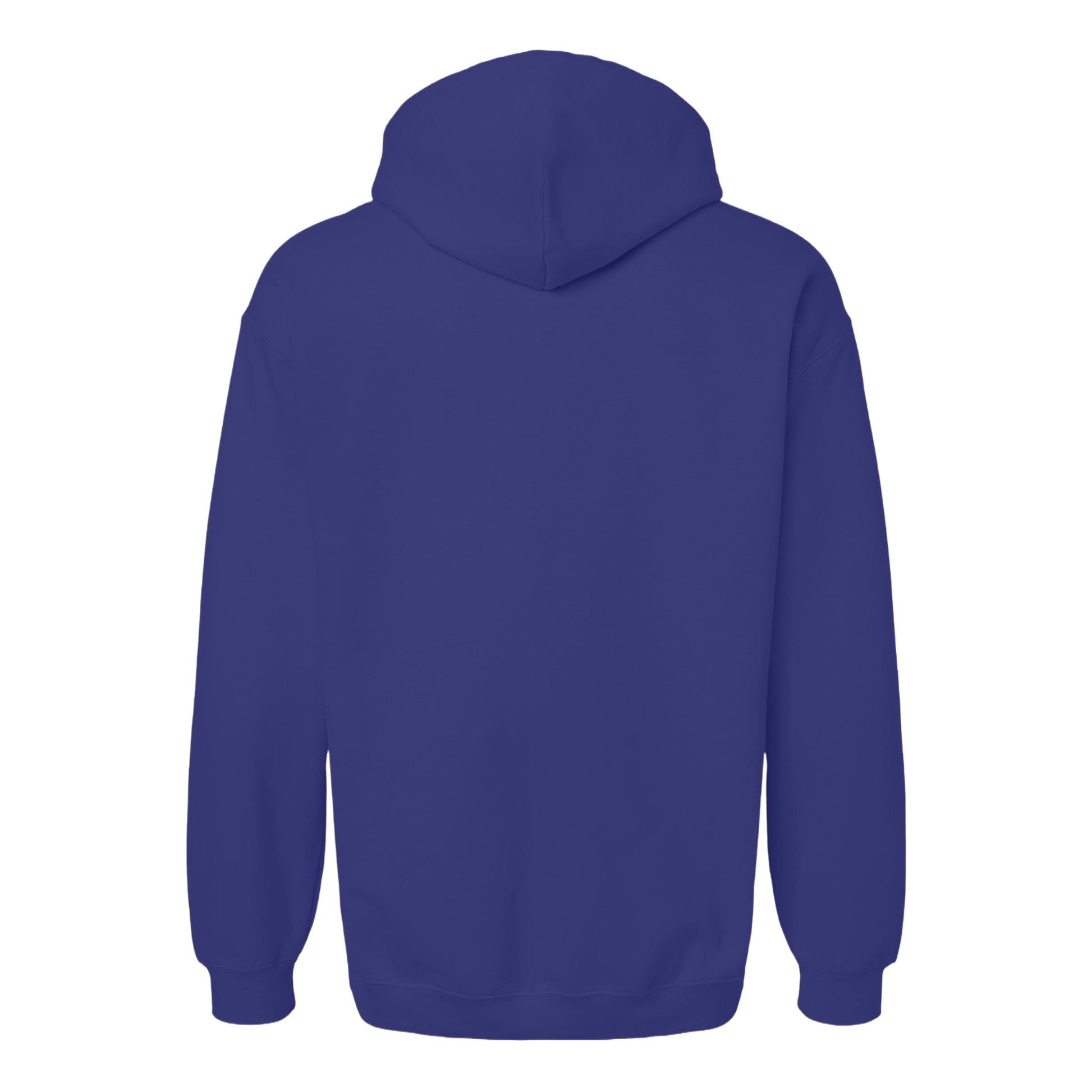 Cobalt Blue - Back - Gildan Unisex Adult Softstyle Fleece Midweight Hoodie