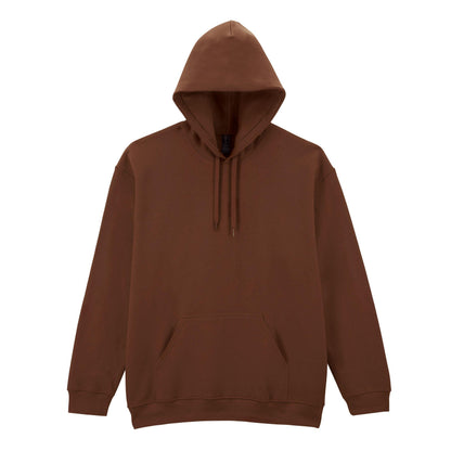 Cocoa - Front - Gildan Unisex Adult Softstyle Fleece Midweight Hoodie