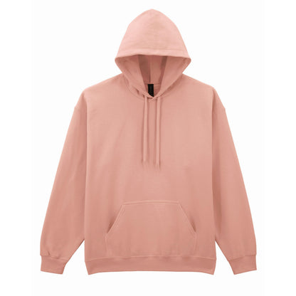 Dusty Rose - Front - Gildan Unisex Adult Softstyle Fleece Midweight Hoodie