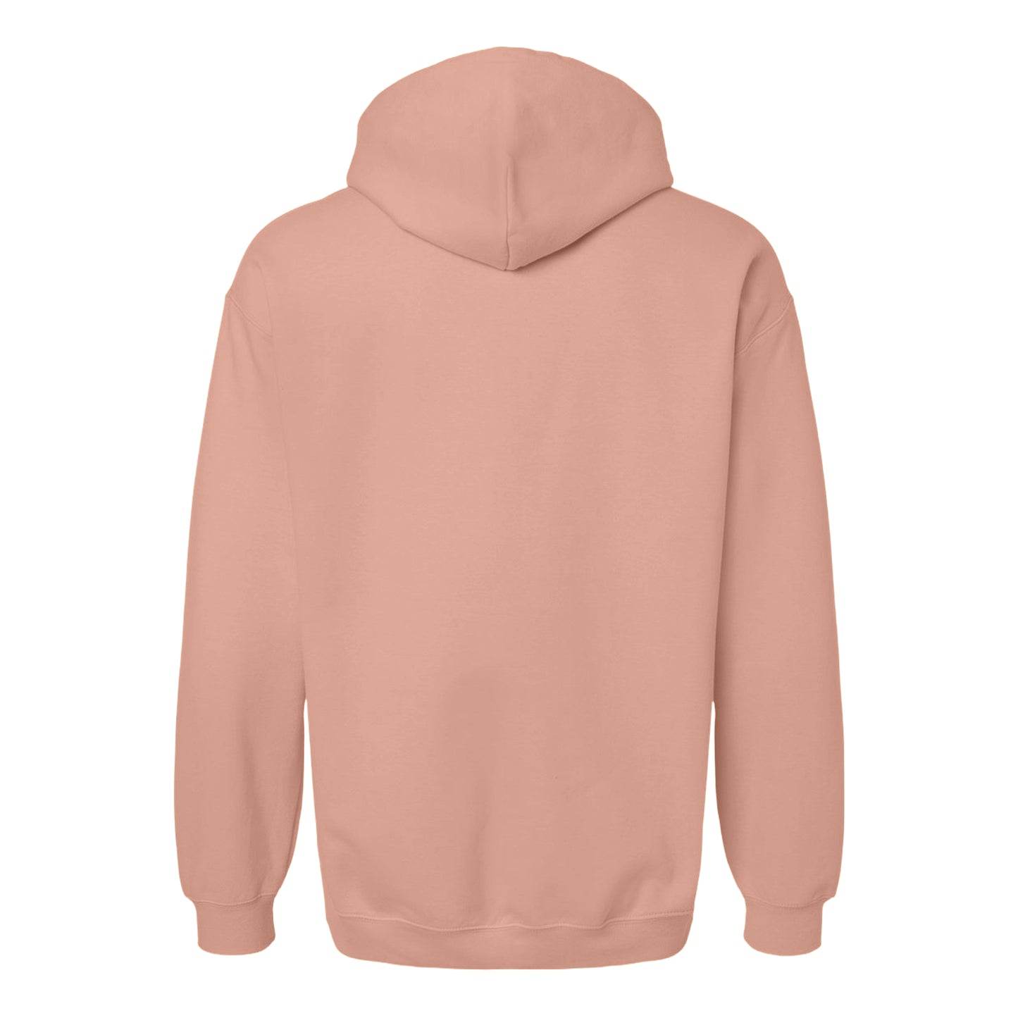 Dusty Rose - Back - Gildan Unisex Adult Softstyle Fleece Midweight Hoodie