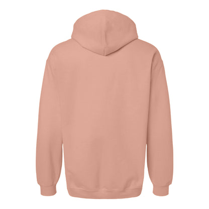 Dusty Rose - Back - Gildan Unisex Adult Softstyle Fleece Midweight Hoodie