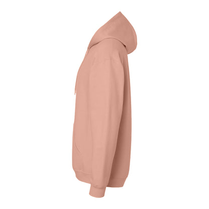 Dusty Rose - Side - Gildan Unisex Adult Softstyle Fleece Midweight Hoodie