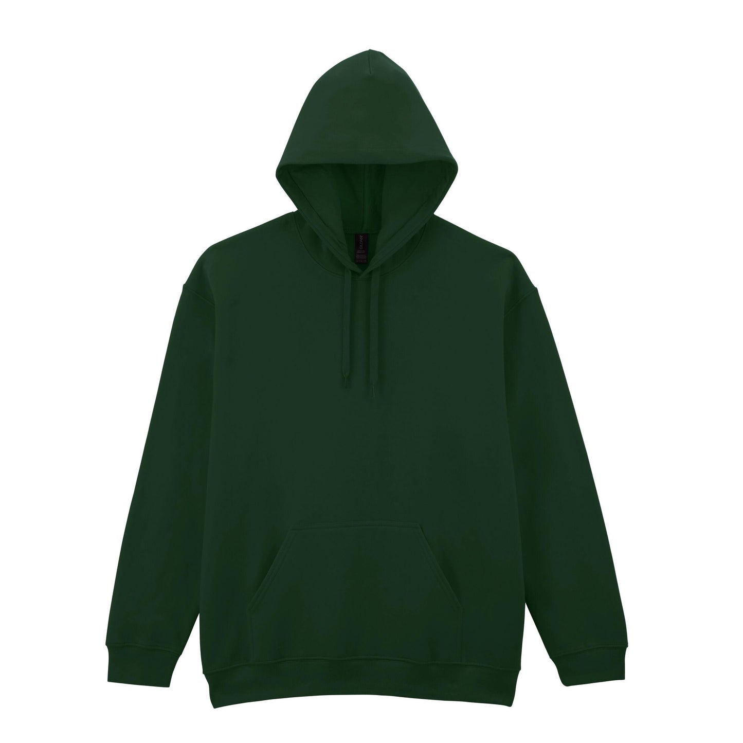 Forest Green - Front - Gildan Unisex Adult Softstyle Fleece Midweight Hoodie