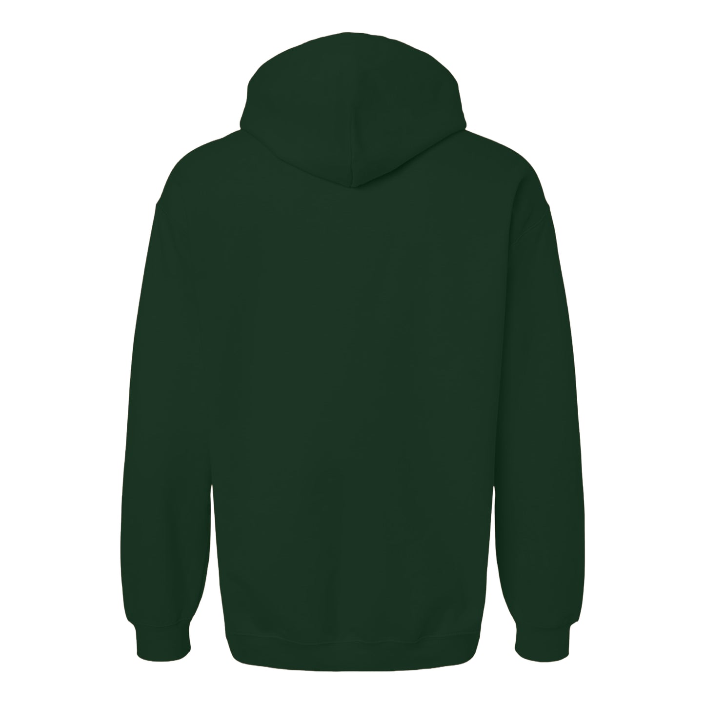 Forest Green - Back - Gildan Unisex Adult Softstyle Fleece Midweight Hoodie