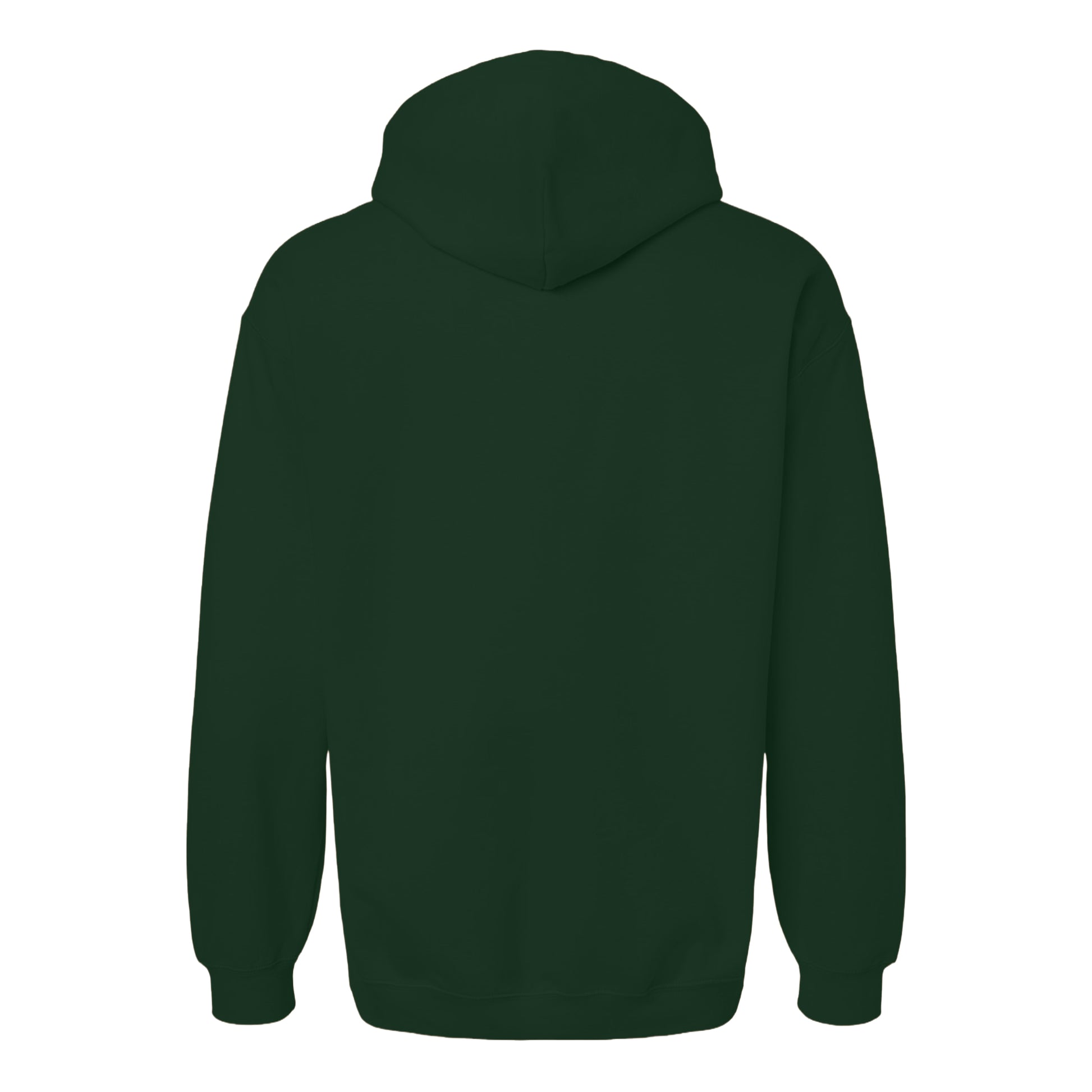Forest Green - Back - Gildan Unisex Adult Softstyle Fleece Midweight Hoodie