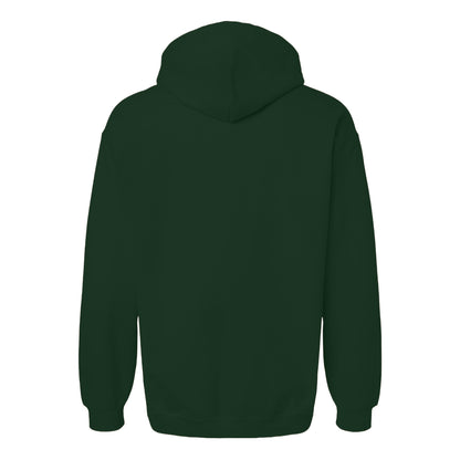 Forest Green - Back - Gildan Unisex Adult Softstyle Fleece Midweight Hoodie