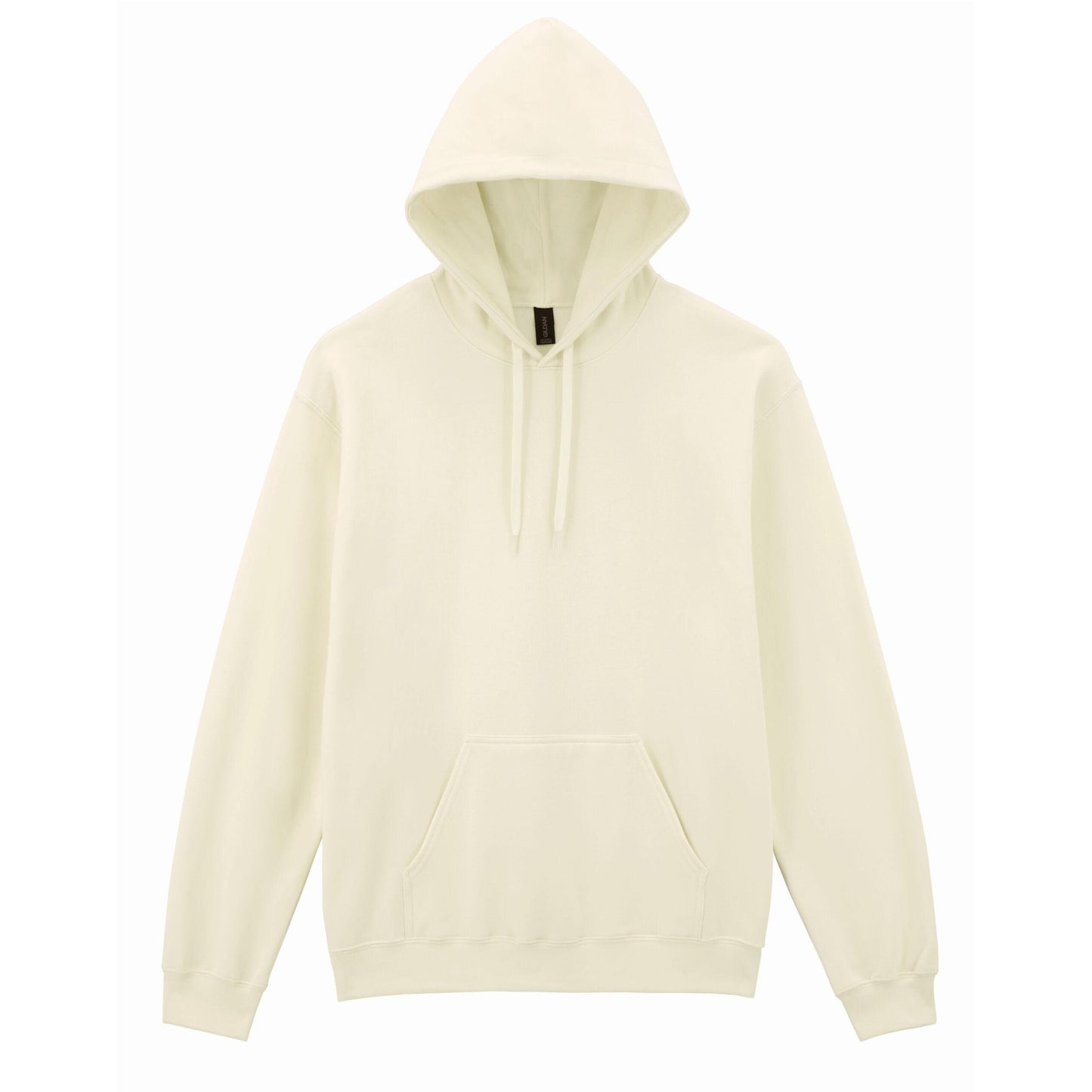 Off White - Front - Gildan Unisex Adult Softstyle Fleece Midweight Hoodie