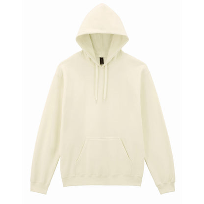 Off White - Front - Gildan Unisex Adult Softstyle Fleece Midweight Hoodie