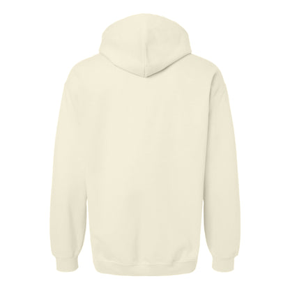 Off White - Back - Gildan Unisex Adult Softstyle Fleece Midweight Hoodie