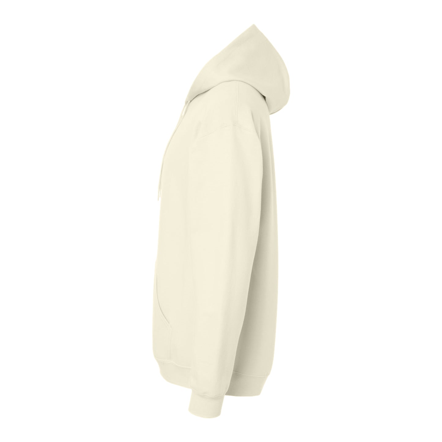 Off White - Side - Gildan Unisex Adult Softstyle Fleece Midweight Hoodie