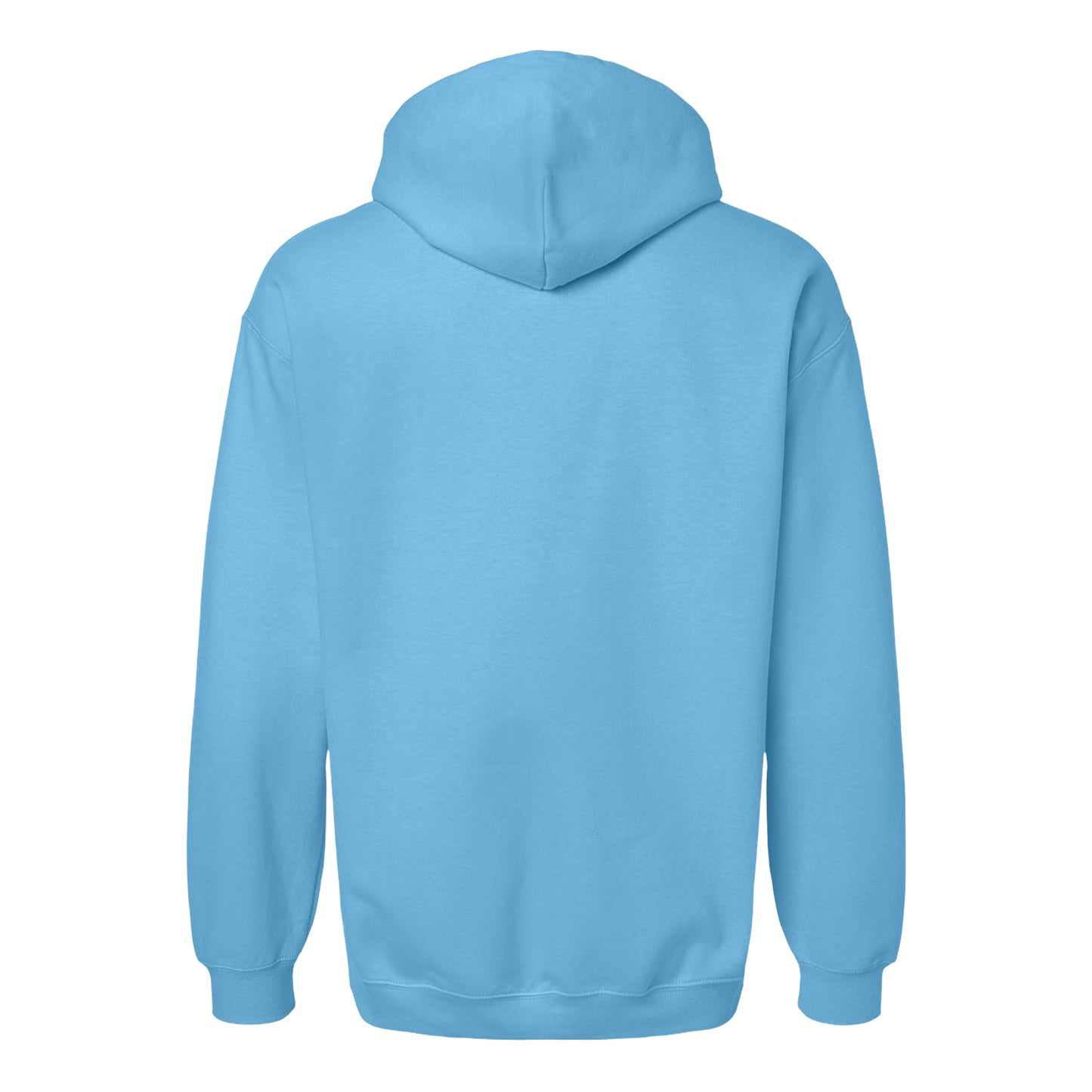 Sky Blue - Back - Gildan Unisex Adult Softstyle Fleece Midweight Hoodie