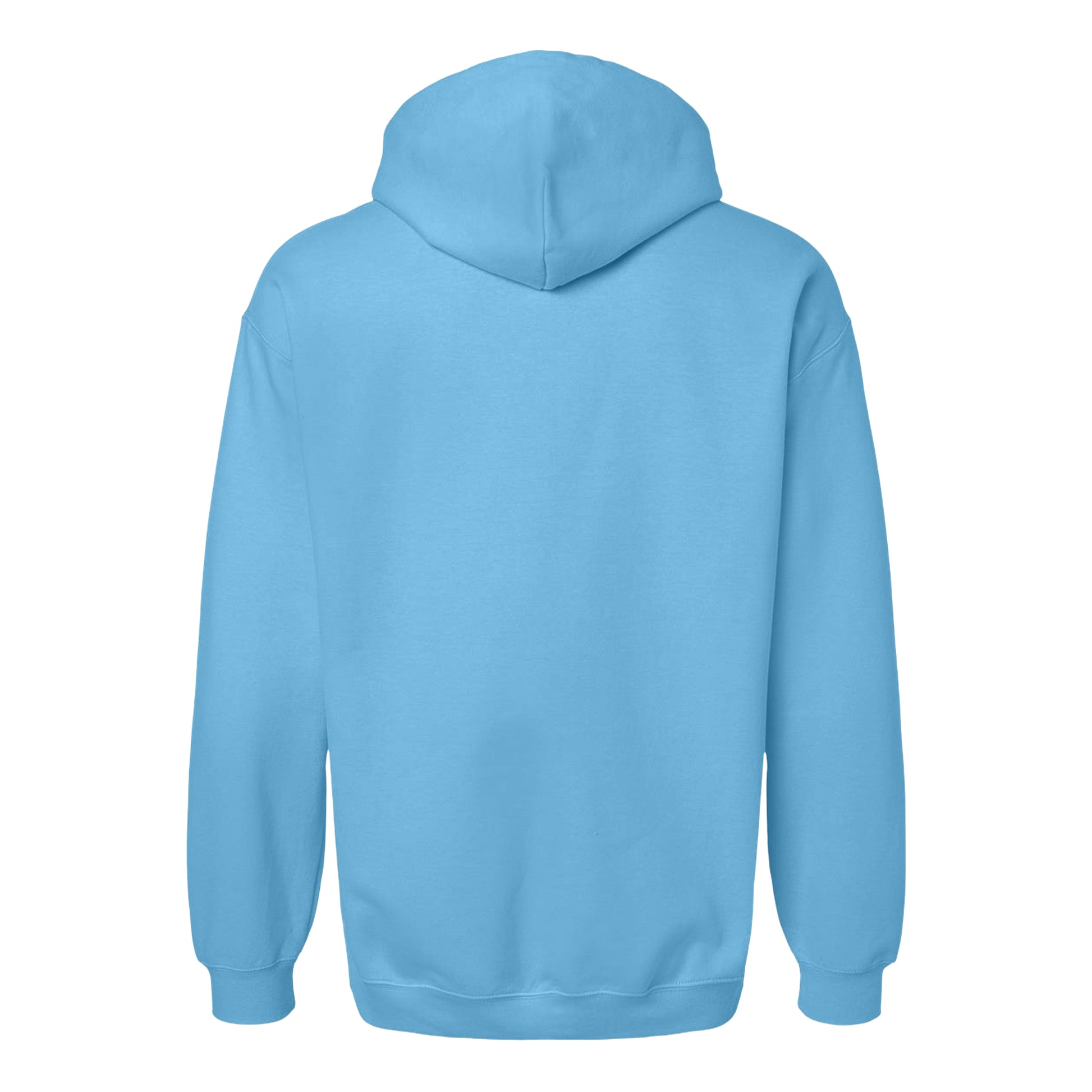 Sky Blue - Back - Gildan Unisex Adult Softstyle Fleece Midweight Hoodie