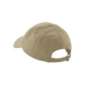 Desert Sand - Back - Beechfield Organic Cotton Panelled Baseball Cap