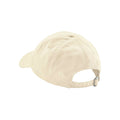 Natural - Back - Beechfield Organic Cotton Panelled Baseball Cap