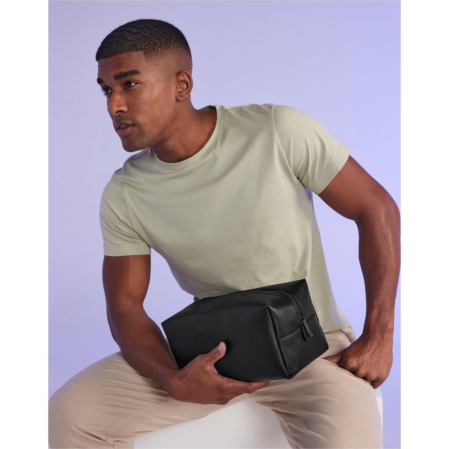 Black-Black - Front - Bagbase Boutique Accessory Bag
