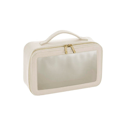 Oyster - Front - Bagbase Boutique Clear Window Travel Pack