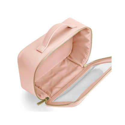 Soft Pink - Lifestyle - Bagbase Boutique Clear Window Travel Pack