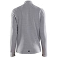 Grey Melange-Black - Back - Craft Mens ADV Explore Fleece Heavy Jacket