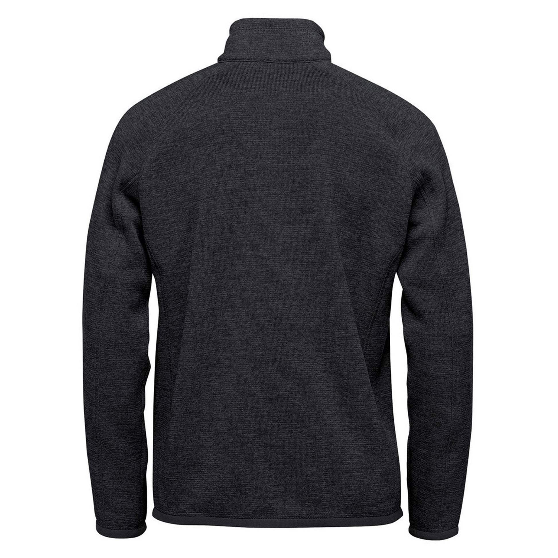 Black Heather - Back - Stormtech Mens Avalante Pure Earth Full Zip Fleece Jacket