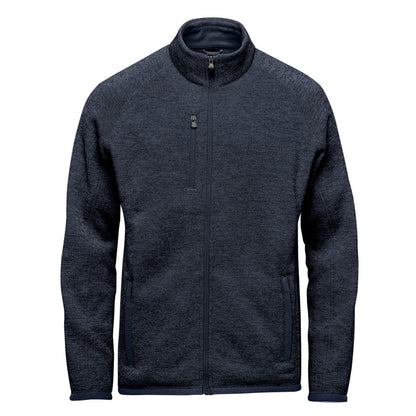 Navy Heather - Front - Stormtech Mens Avalante Pure Earth Full Zip Fleece Jacket