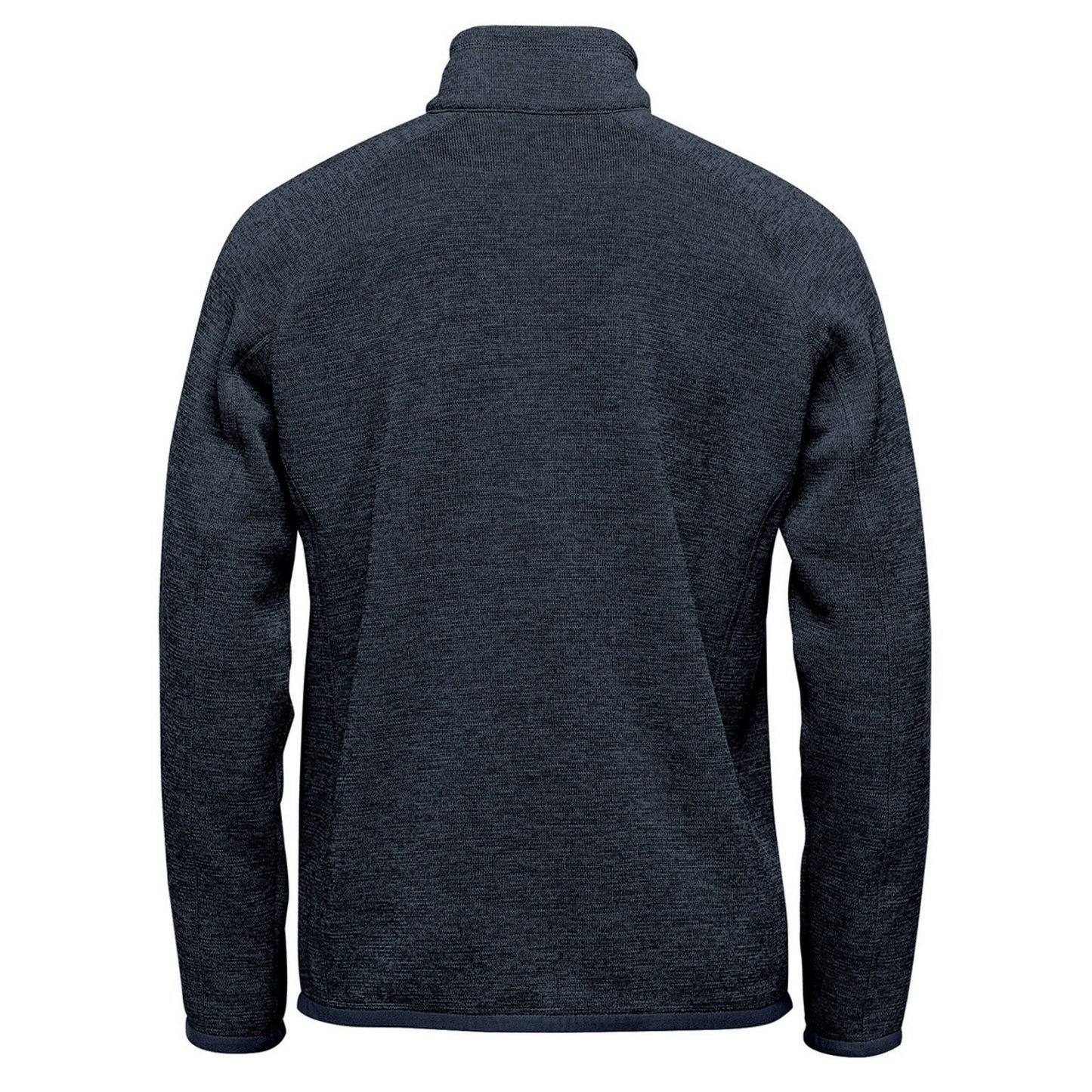 Navy Heather - Back - Stormtech Mens Avalante Pure Earth Full Zip Fleece Jacket