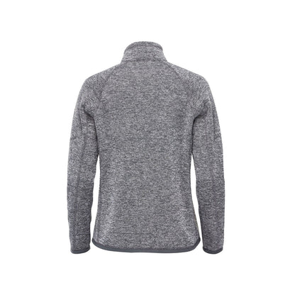 Granite Heather - Back - Stormtech Womens-Ladies Avalanche Pure Earth Full Zip Fleece Jacket