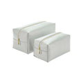Soft Grey - Front - Bagbase Boutique Plain Toiletry Bag