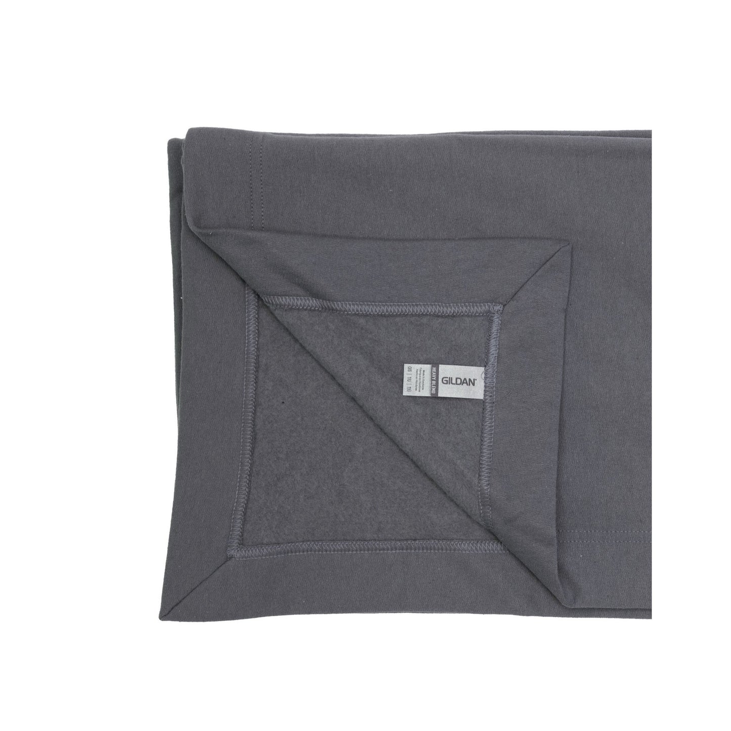 Charcoal - Front - Gildan Heavy Blend Stadium Blanket