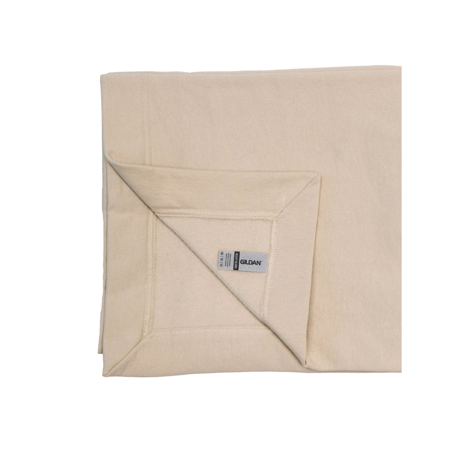 Sand - Front - Gildan Heavy Blend Stadium Blanket