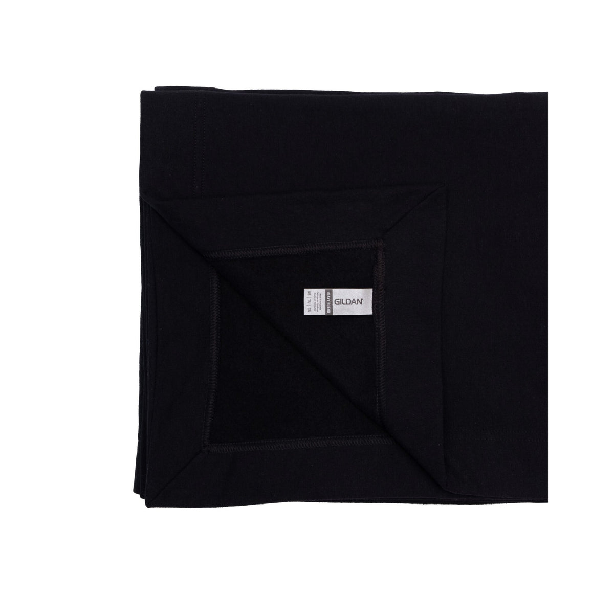 Black - Front - Gildan Heavy Blend Stadium Blanket