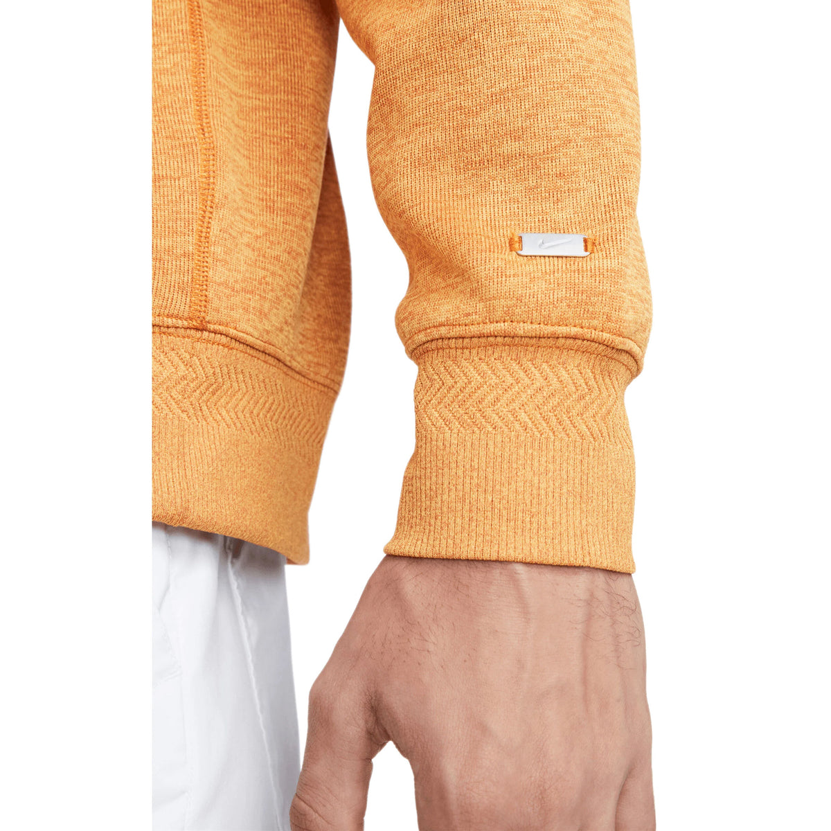 Monarch-Laser Orange-Brushed Silver - Lifestyle - Nike Mens Dri-FIT Golf Hoodie