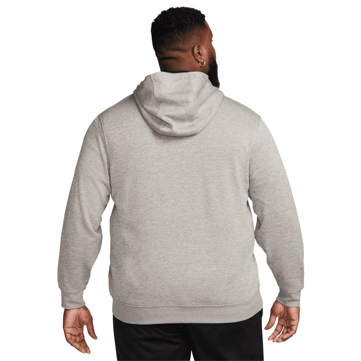 White-Dust-Brushed Silver - Back - Nike Mens Dri-FIT Golf Hoodie
