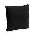 Natural-Black - Front - Westford Mill Fairtrade Cotton Piped Cushion Cover