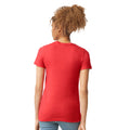Red Mist - Back - Gildan Womens-Ladies CVC T-Shirt