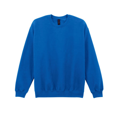 Royal Blue - Front - Gildan Unisex Adult Softstyle Fleece Midweight Pullover
