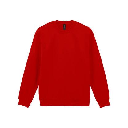 Red - Front - Gildan Unisex Adult Softstyle Fleece Midweight Pullover