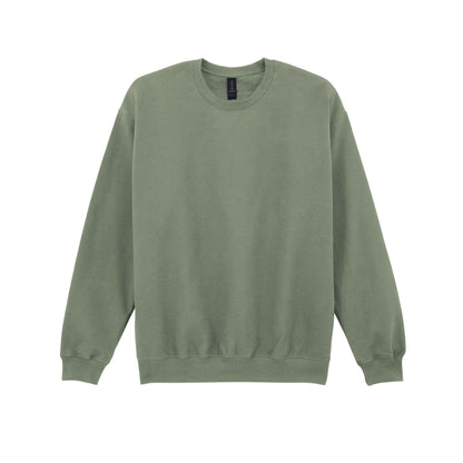 Sage - Front - Gildan Unisex Adult Softstyle Fleece Midweight Pullover