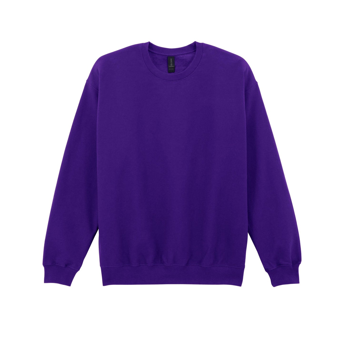 Purple - Front - Gildan Unisex Adult Softstyle Fleece Midweight Pullover