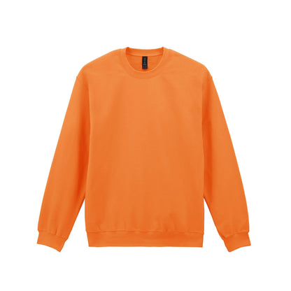 Tangerine - Front - Gildan Unisex Adult Softstyle Fleece Midweight Pullover