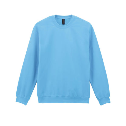 Sky Blue - Front - Gildan Unisex Adult Softstyle Fleece Midweight Pullover