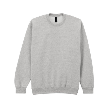 Ash Grey - Front - Gildan Unisex Adult Softstyle Fleece Midweight Pullover