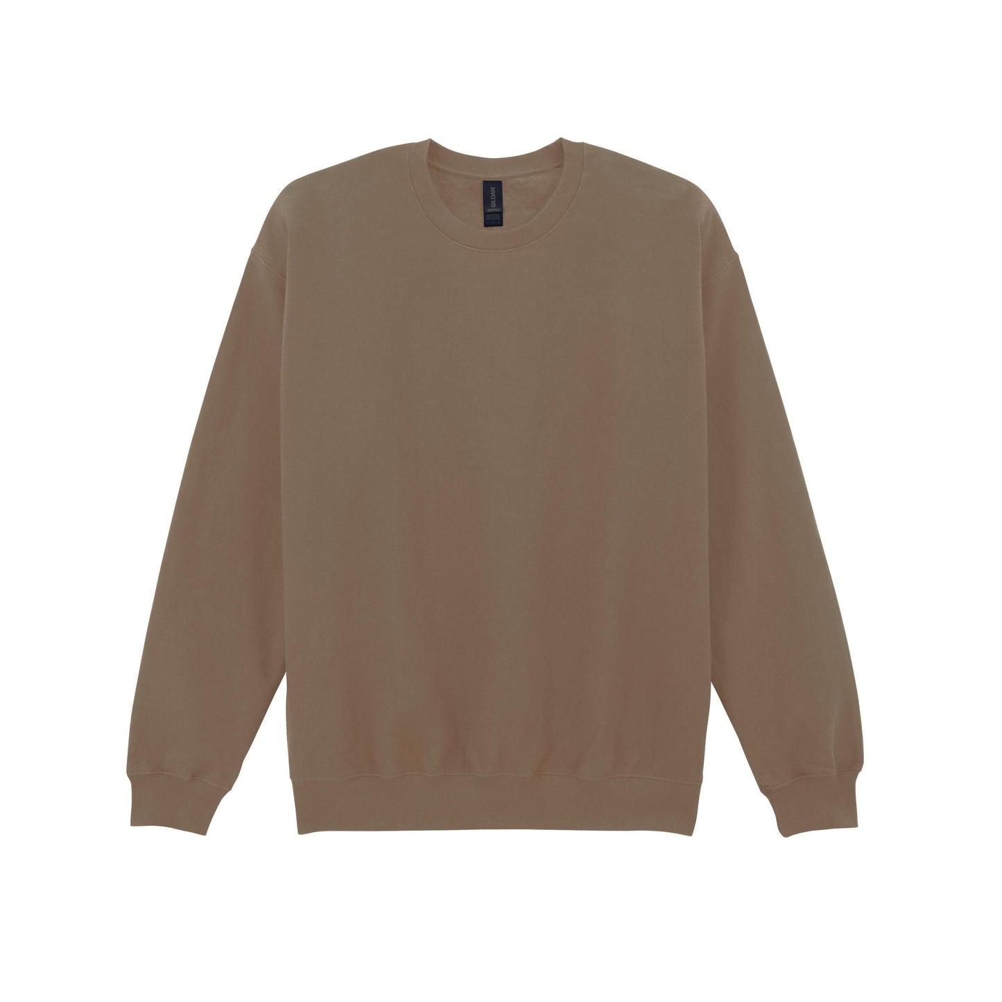 Brown Savana - Front - Gildan Unisex Adult Softstyle Fleece Midweight Pullover