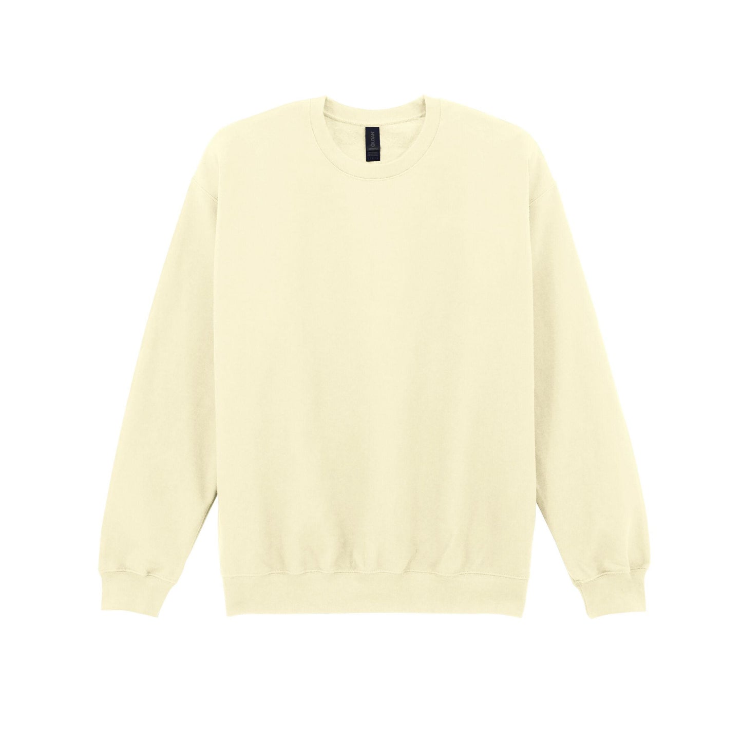 Off White - Front - Gildan Unisex Adult Softstyle Fleece Midweight Pullover