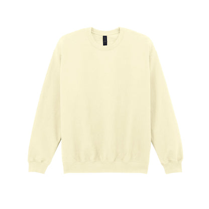 Off White - Front - Gildan Unisex Adult Softstyle Fleece Midweight Pullover