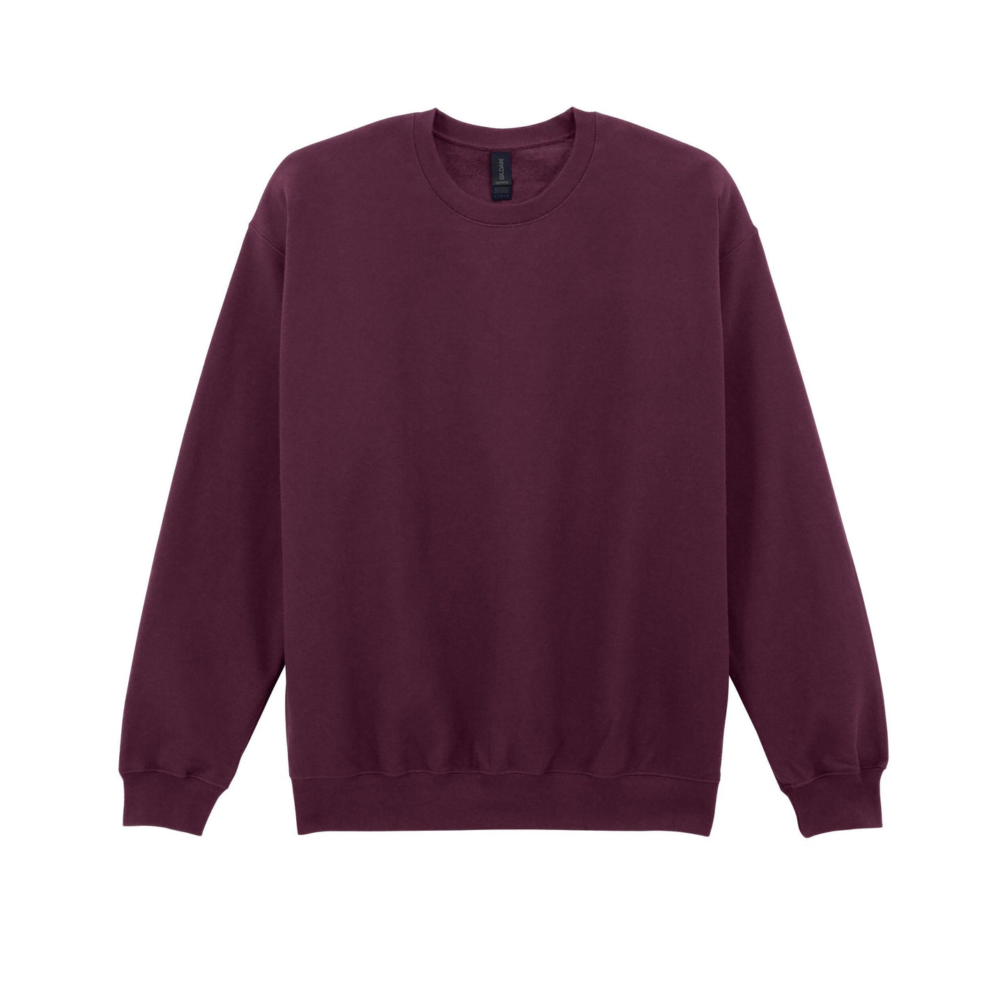 Maroon - Front - Gildan Unisex Adult Softstyle Fleece Midweight Pullover
