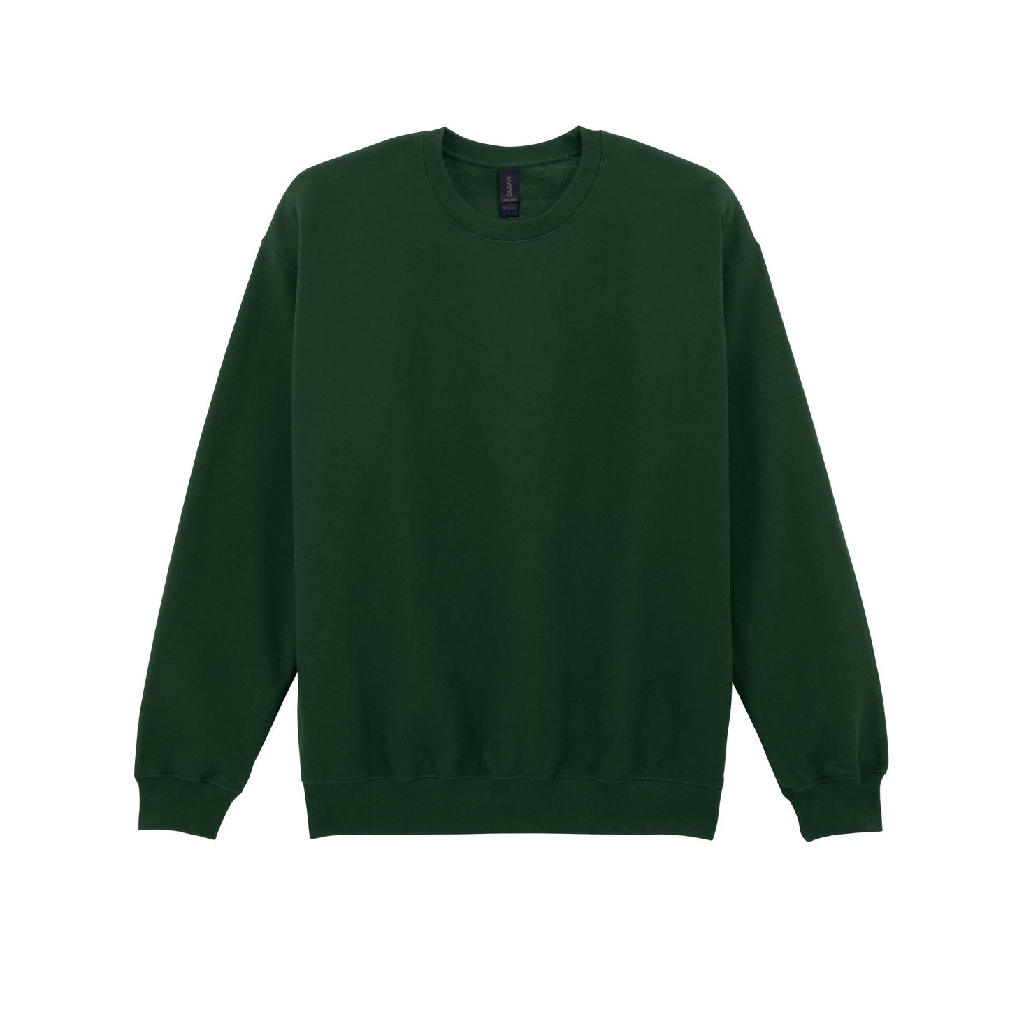 Forest Green - Front - Gildan Unisex Adult Softstyle Fleece Midweight Pullover