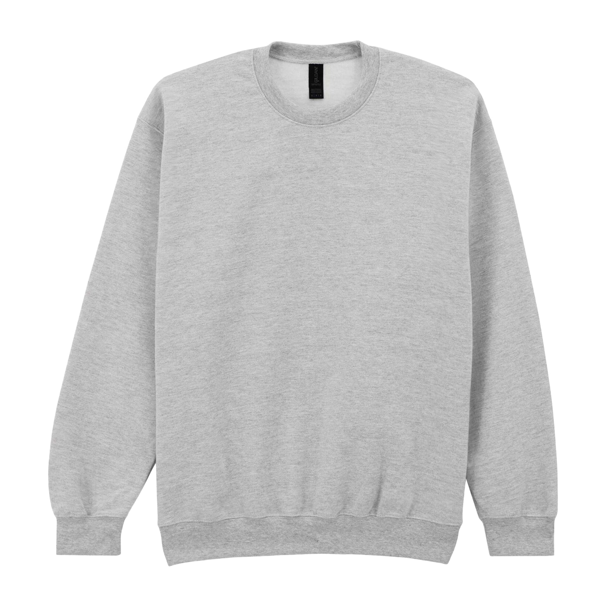 Ash Grey - Back - Gildan Unisex Adult Softstyle Fleece Midweight Pullover